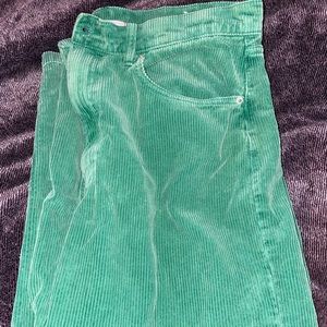 Bdg green corduroy pants